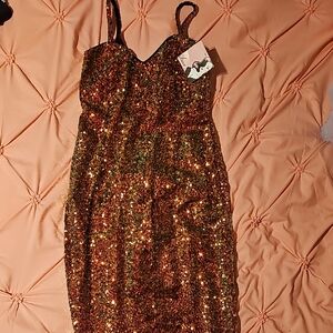 BNWT Vixen Glitz And Glamour Dress L